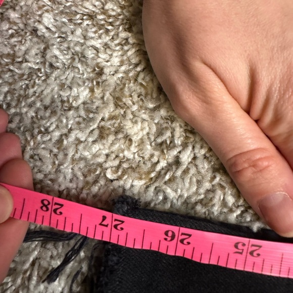 🖤 Re/Done High Rise Ankle Crop Ripped Jet Black Jeans Sz 27 🖤 - Picture 8 of 8